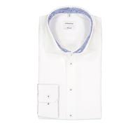 Seidensticker Regular Fit Hemd extra langer Arm weiss