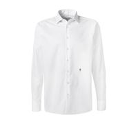 Größe 43 Seidensticker Schwarze Rose Hemd Modern Fit Weiss Twill Kombimanschette Langarm leicht tailliert geschnitten Kentkragen 100% Baumwolle Bügelfrei