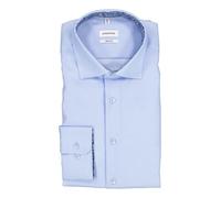 Seidensticker Hemd Herren Regular Fit Langarm Baumwolle blau, 43