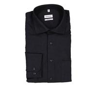 Seidensticker Flanellhemd Herren Regular Fit Baumwolle blau, 41