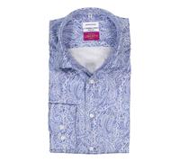 Seidensticker Hemd Herren Regular Fit Langarm Kent blau, 40