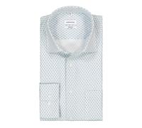 Seidensticker Regular Fit Hemd Mint Green, Gemustert