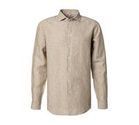 Seidensticker Hemd Herren Regular Fit Langarm Leinen beige, 39