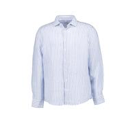 Seidensticker Hemd Herren Regular Fit Langarm Leinen blau, 39