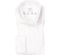 Seidensticker Hemd Herren Slim Fit Langarm Baumwoll-Stretch weiß, 39