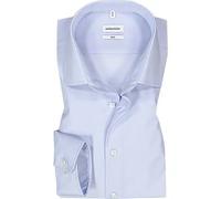 Seidensticker Hemd Herren Slim Fit Langarm Baumwolle blau, 40