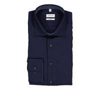 Seidensticker Business Hemd Herren Slim Fit Baumwolle blau, 38