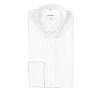 Seidensticker Hemd Herren Slim Fit Langarm Baumwolle weiß, 38