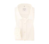 Seidensticker Herren Hemd Slim Fit Bügelfrei Kent Langarm Business Shirt, Ecru, 38