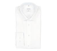 Seidensticker Hemd Herren Slim Fit Langarm Baumwolle weiß, 40