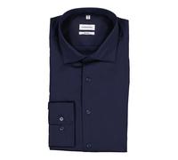 Seidensticker Hemd Herren Slim Fit Langarm blau, 43