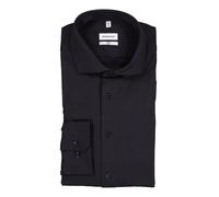 Seidensticker Hemd Herren Slim Fit Langarm Jersey grau, 40