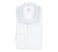 Seidensticker Hemd Herren Slim Fit Langarm Kent-Kragen Baumwolle blau, 40