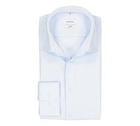 Seidensticker Hemd Herren Slim Fit Langarm Kent-Kragen Baumwolle blau, 41
