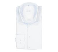 Seidensticker Hemd Herren Slim Fit Langarm Kent-Kragen Baumwolle blau, 44