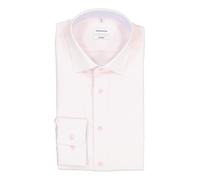 Seidensticker Businesshemd NEW KENT 102 PATCH 5 Kentkragen Struktur 100% Baumwolle Rosé Gr. 43