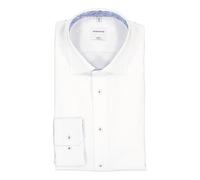 Seidensticker Hemd Herren Slim Fit Langarm Kent-Kragen Baumwolle weiß, 38