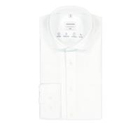 Seidensticker Hemd Herren Slim Fit Langarm Mikrofaser weiß, 42