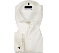 Seidensticker Hemd Herren Slim Fit Umschlagmanschetten Kent weiß, 37