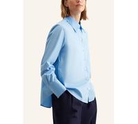 Hemdbluse SEIDENSTICKER "Schwarze Rose", Damen, Gr. L (40), blau (hellblau), 100% Baumwolle, unifarben, regular fit, ohne Ausschnitt, Langarm, Blusen, Langarm Kragen Uni (37676631-40) hellblau