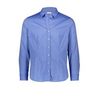 Bügelfreie Popeline Hemdbluse Uni Blau 40 (60.645941-0011-40)