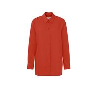 Outdoorbluse SEIDENSTICKER, Damen, Gr. M (38), orange, 100% Polyester, unifarben, oversize, ohne Ausschnitt, Langarm, Blusen, Uni (96064611-38) orange