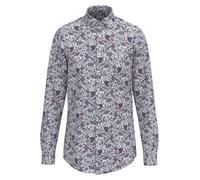 Businesshemd SEIDENSTICKER "Regular", Herren, Gr. L (41), normale Ärmellängen, grün (sage grün), 100% Baumwolle, bedruckt, regular fit, Langarm 2-Knopf-Manschette, Hemden, Regular Langarm Kentkragen D