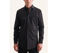 Seidensticker Business Hemd Herren Regular Fit Baumwolle schwarz, 41