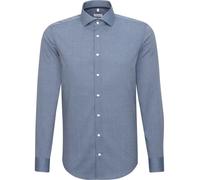 Seidensticker Hemd - Slim fit - in Dunkelblau - Größe 38 | Herren Plussize