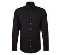 Seidensticker Hemd - Slim fit - in Schwarz - Größe 39 | Herren Plussize