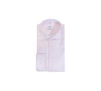 Businesshemd SEIDENSTICKER "Schwarze Rose", Herren, Gr. XL (44), normale Ärmellängen, rosa (rosé), 100% Baumwolle, gestreift, tailored fit, 2-Knopf-Manschette, Hemden, Shaped 1/1 Kentkragen Gestreift 