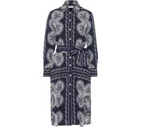 Seidensticker Hemdblusenkleid mit Paisley-Muster Marine (Größe: 34) 34 blau