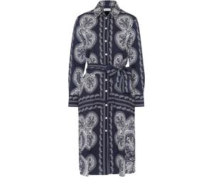 Seidensticker Hemdblusenkleid mit Paisley-Muster Marine (Größe: 36) 36 blau