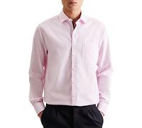 Seidensticker Men's Regular Fit Langarm Hemd Shirt, Hellrosa, 43