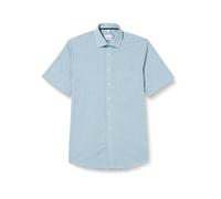 Seidensticker Herren Business Hemd - Bügelfreies Karo Hemd mit geradem Schnitt - Regular Fit - Kurzarm - Kent-Kragen - 100% Baumwolle