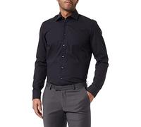 Seidensticker Herren Business Hemd - Bügelfreies, schmales Hemd - Slim Fit - Langarm - Kent-Kragen - 100% Baumwolle