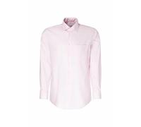 Businesshemd SEIDENSTICKER "Schwarze Rose", Herren, Gr. XL44, normale Ärmellängen, rosa (rosé), 100% Baumwolle, unifarben, regular fit, 2-Knopf-Manschette, Hemden, Regular 1/1 Kentkragen Uni (39197309