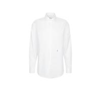 Größe 43 Seidensticker Schwarze Rose Hemd Modern Fit Weiss Twill Kombimanschette Langarm leicht tailliert geschnitten Kentkragen 100% Baumwolle Bügelfrei