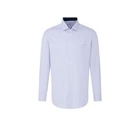 Businesshemd SEIDENSTICKER "Schwarze Rose", Herren, Gr. S38, normale Ärmellängen, blau (hellblau), 100% Baumwolle, kariert, regular fit, 2-Knopf-Manschette, Hemden, Regular 1/1 Kentkragen Karo (245527