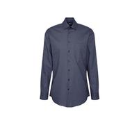 Seidensticker Hemd Herren Regular Fit Extra langer Arm Baumwolle blau, 39