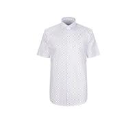 Regular Business Hemd Druck Blau 43 (01.850077-0014-43)