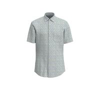 Businesshemd SEIDENSTICKER "Regular", Herren, Gr. XXL (46), normale Ärmellängen, gelb, 100% Baumwolle, bedruckt, regular fit, gerader Abschluss, Hemden, Regular 1/2 Button-Down-Kragen Druck (56569201-