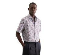 Seidensticker Kurzarmhemd Herren Regular Fit Kurzarm Baumwolle grün/violett, 42