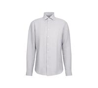 Seidensticker Regular Fit Leinenhemd Ice Grey, Einfarbig