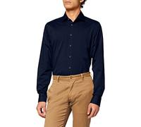 Seidensticker Business Hemd Herren Slim Fit Baumwolle blau, 45