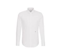 Seidensticker Hemd Original Tailored Slim Fit Langarm Kentkragen Bügelfrei 100% Baumwolle Weiß 42