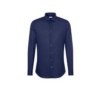 Seidensticker Herren Business-Hemd Shaped Fit – Bügelfrei, Kent Kragen, Langarm, 100% Baumwolle