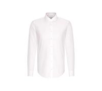 Seidensticker Hemd 'Schwarze Rose' Herren Tailliert Kentkragen Beige Gr. 40 100% Baumwolle