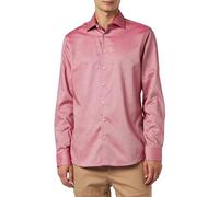 Seidensticker Herren Business Hemd - Shaped Fit - Bügelfrei - Kent-Kragen - Langarm - 100% Baumwolle, Rot, 40