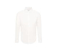 Seidensticker Herren Businesshemd Shaped Fit, bügelfrei, Kent-Kragen, 100%Baumwolle, Elfenbein, 37 EU